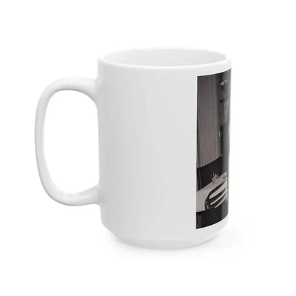 Barbara Nichols #345 (Vintage Female Icon) White Coffee Mug - Go Mug Yourself