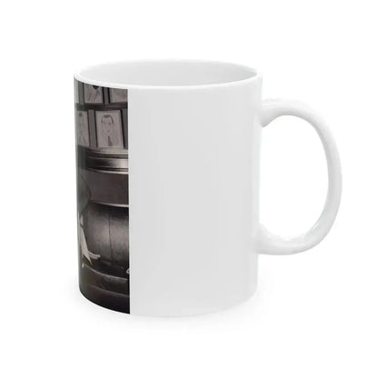Barbara Nichols #345 (Vintage Female Icon) White Coffee Mug - Go Mug Yourself
