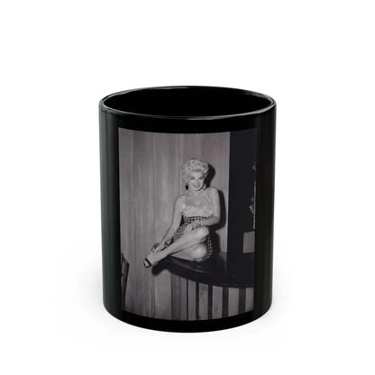 Barbara Nichols #346 (Vintage Female Icon) Black Coffee Mug 11oz - Go Mug Yourself