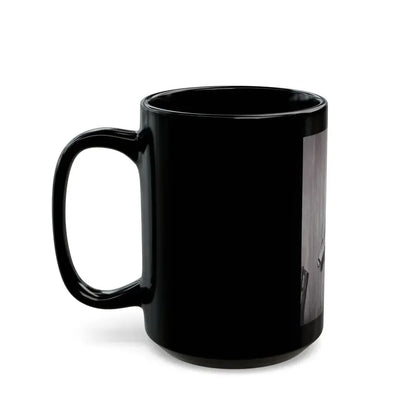 Barbara Nichols #346 (Vintage Female Icon) Black Coffee Mug - Go Mug Yourself