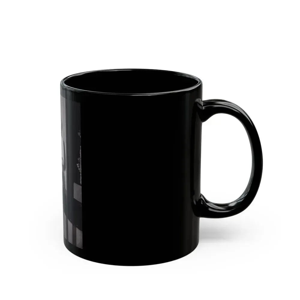 Barbara Nichols #346 (Vintage Female Icon) Black Coffee Mug - Go Mug Yourself