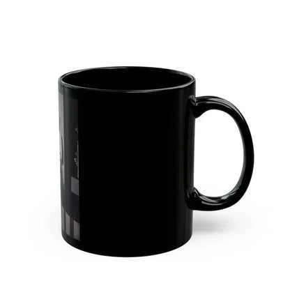 Barbara Nichols #346 (Vintage Female Icon) Black Coffee Mug - Go Mug Yourself