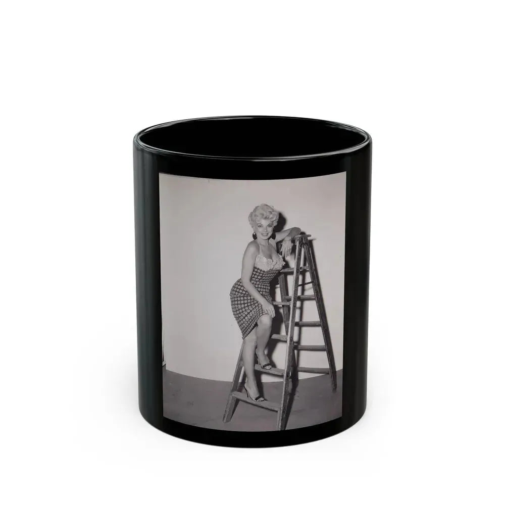 Barbara Nichols #347 (Vintage Female Icon) Black Coffee Mug 11oz - Go Mug Yourself