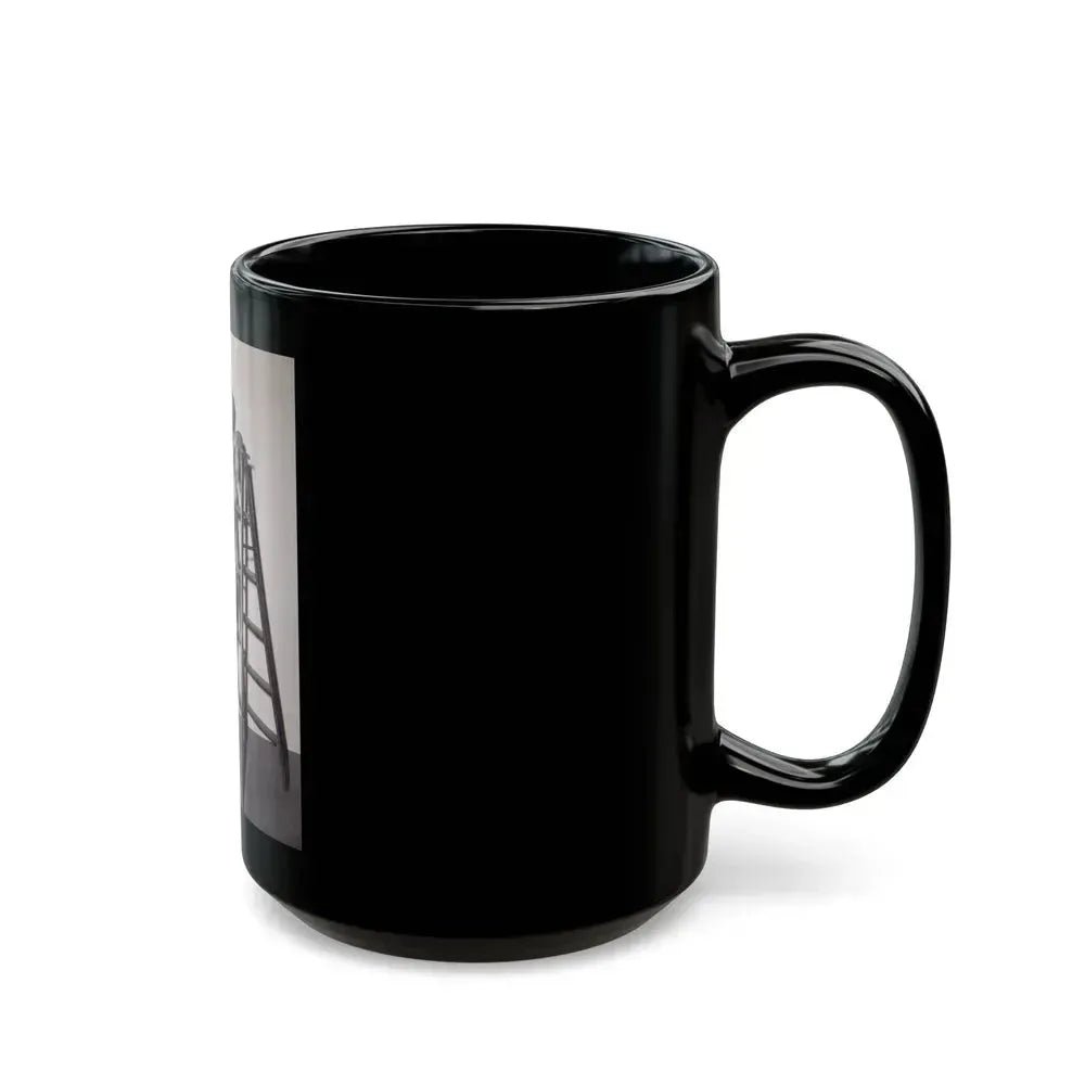Barbara Nichols #347 (Vintage Female Icon) Black Coffee Mug - Go Mug Yourself