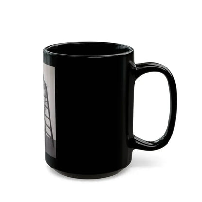 Barbara Nichols #347 (Vintage Female Icon) Black Coffee Mug - Go Mug Yourself