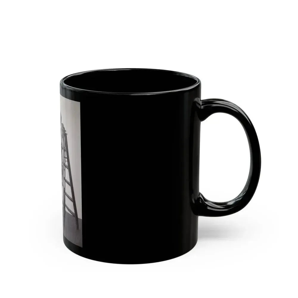 Barbara Nichols #347 (Vintage Female Icon) Black Coffee Mug - Go Mug Yourself