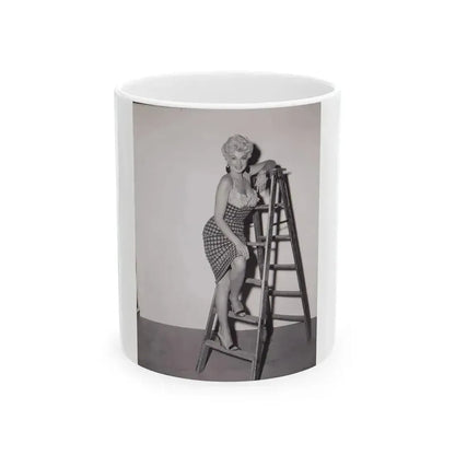 Barbara Nichols #347 (Vintage Female Icon) White Coffee Mug 11oz - Go Mug Yourself