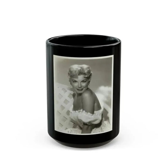 Barbara Nichols #35 (Vintage Female Icon) Black Coffee Mug 15oz - Go Mug Yourself