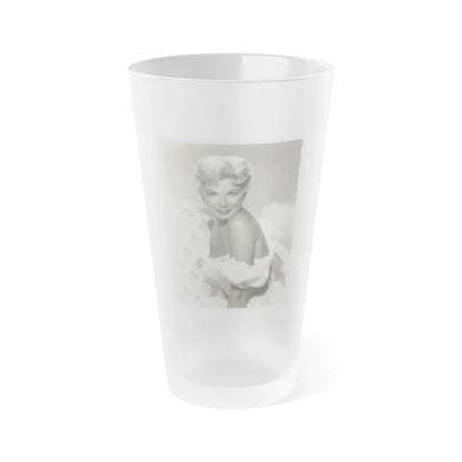 Barbara Nichols #35 (Vintage Female Icon) Frosted Pint Glass 16oz-16oz-Frosted-Go Mug Yourself