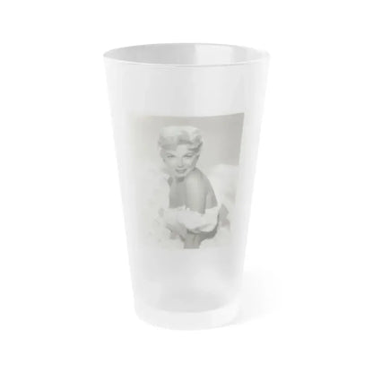 Barbara Nichols #35 (Vintage Female Icon) Frosted Pint Glass 16oz 16oz Frosted - Go Mug Yourself