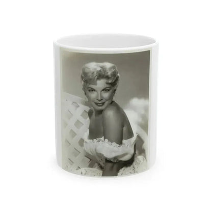 Barbara Nichols #35 (Vintage Female Icon) White Coffee Mug 11oz - Go Mug Yourself