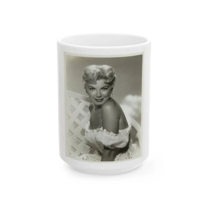 Barbara Nichols #35 (Vintage Female Icon) White Coffee Mug-15oz-Go Mug Yourself