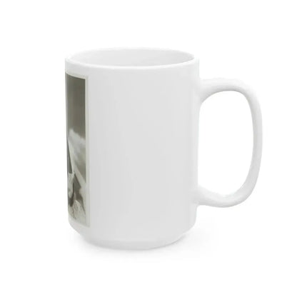 Barbara Nichols #35 (Vintage Female Icon) White Coffee Mug - Go Mug Yourself