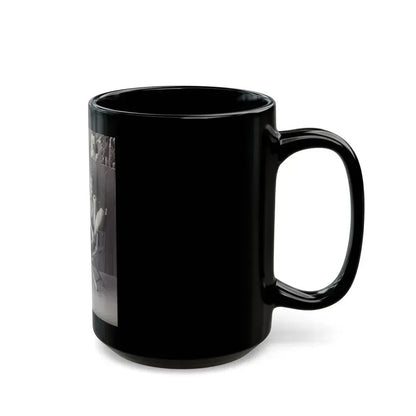 Barbara Nichols #350 (Vintage Female Icon) Black Coffee Mug - Go Mug Yourself