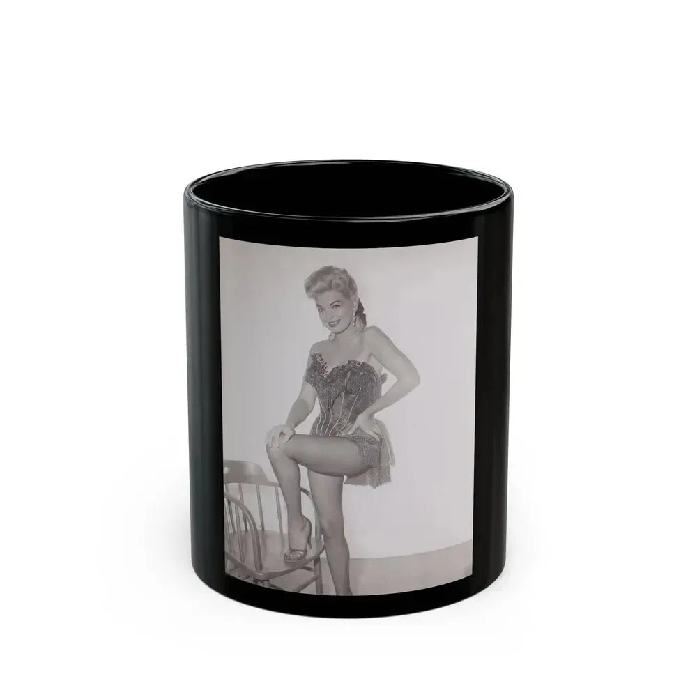 Barbara Nichols #351 (Vintage Female Icon) Black Coffee Mug 11oz - Go Mug Yourself