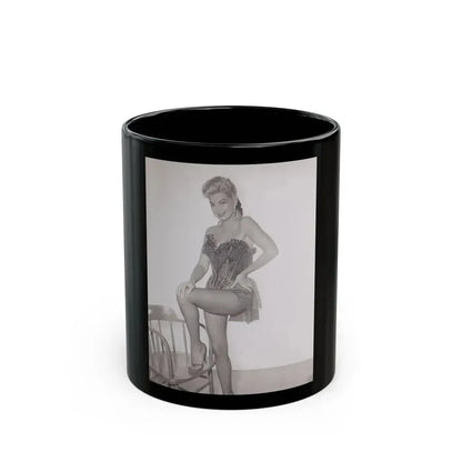 Barbara Nichols #351 (Vintage Female Icon) Black Coffee Mug 11oz - Go Mug Yourself