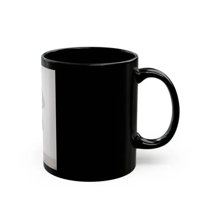 Barbara Nichols #351 (Vintage Female Icon) Black Coffee Mug - Go Mug Yourself