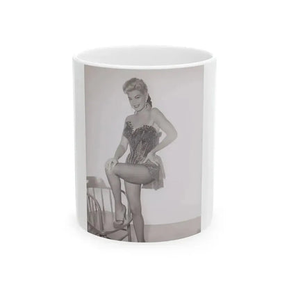 Barbara Nichols #351 (Vintage Female Icon) White Coffee Mug 11oz - Go Mug Yourself