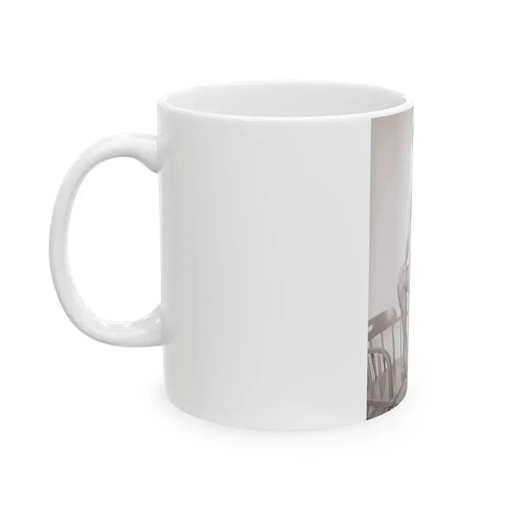 Barbara Nichols #351 (Vintage Female Icon) White Coffee Mug - Go Mug Yourself