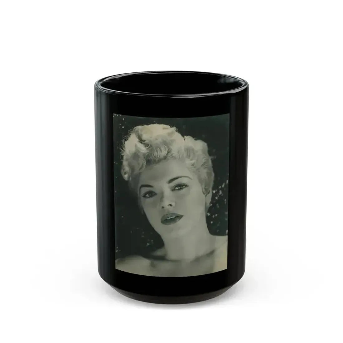 Barbara Nichols #353 (Vintage Female Icon) Black Coffee Mug 15oz - Go Mug Yourself