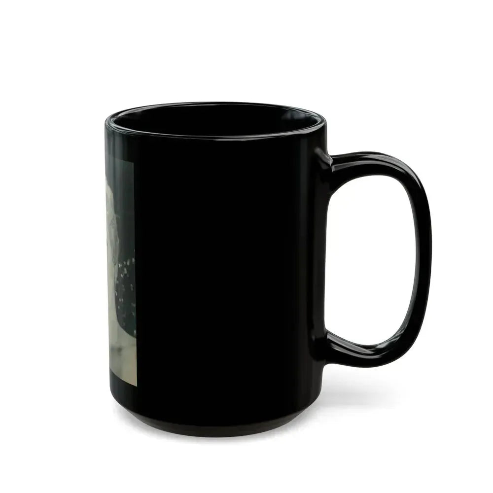 Barbara Nichols #353 (Vintage Female Icon) Black Coffee Mug - Go Mug Yourself