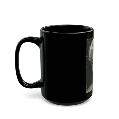 Barbara Nichols #353 (Vintage Female Icon) Black Coffee Mug - Go Mug Yourself