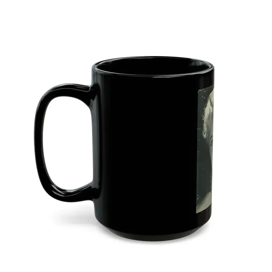 Barbara Nichols #353 (Vintage Female Icon) Black Coffee Mug - Go Mug Yourself