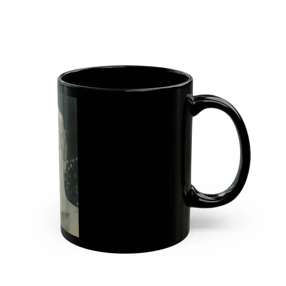 Barbara Nichols #353 (Vintage Female Icon) Black Coffee Mug - Go Mug Yourself