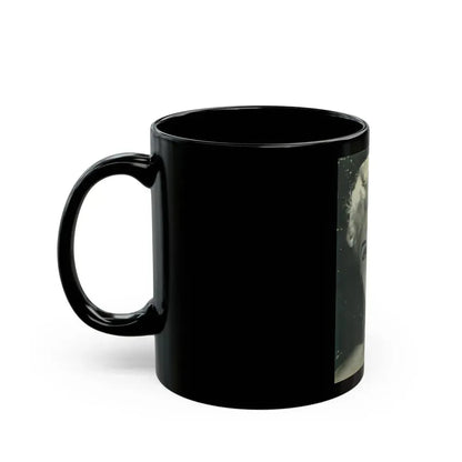 Barbara Nichols #353 (Vintage Female Icon) Black Coffee Mug - Go Mug Yourself