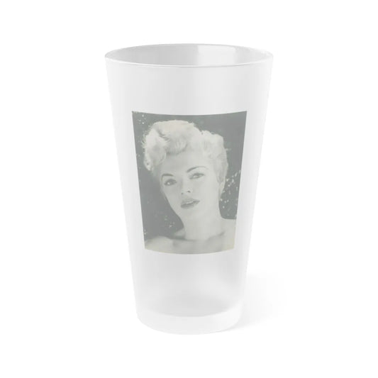 Barbara Nichols #353 (Vintage Female Icon) Frosted Pint Glass 16oz-16oz-Frosted-Go Mug Yourself