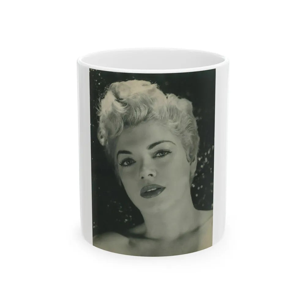 Barbara Nichols #353 (Vintage Female Icon) White Coffee Mug-11oz-Go Mug Yourself