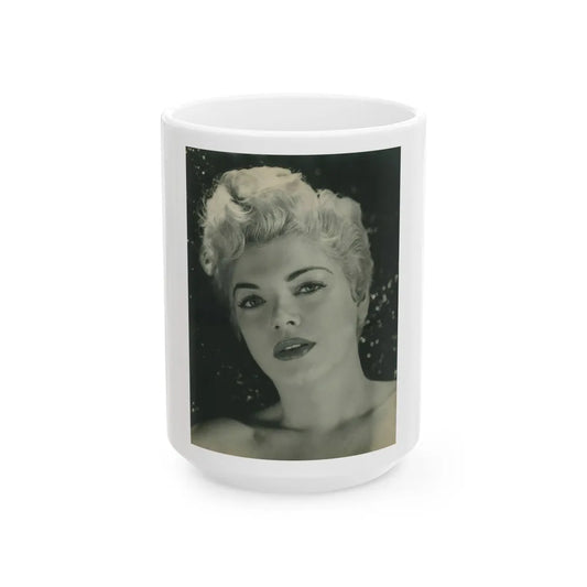 Barbara Nichols #353 (Vintage Female Icon) White Coffee Mug-15oz-Go Mug Yourself