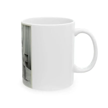 Barbara Nichols #354 (Vintage Female Icon) White Coffee Mug - Go Mug Yourself