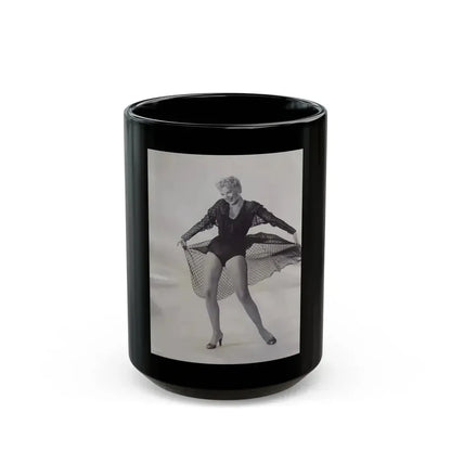 Barbara Nichols #355 (Vintage Female Icon) Black Coffee Mug 15oz - Go Mug Yourself