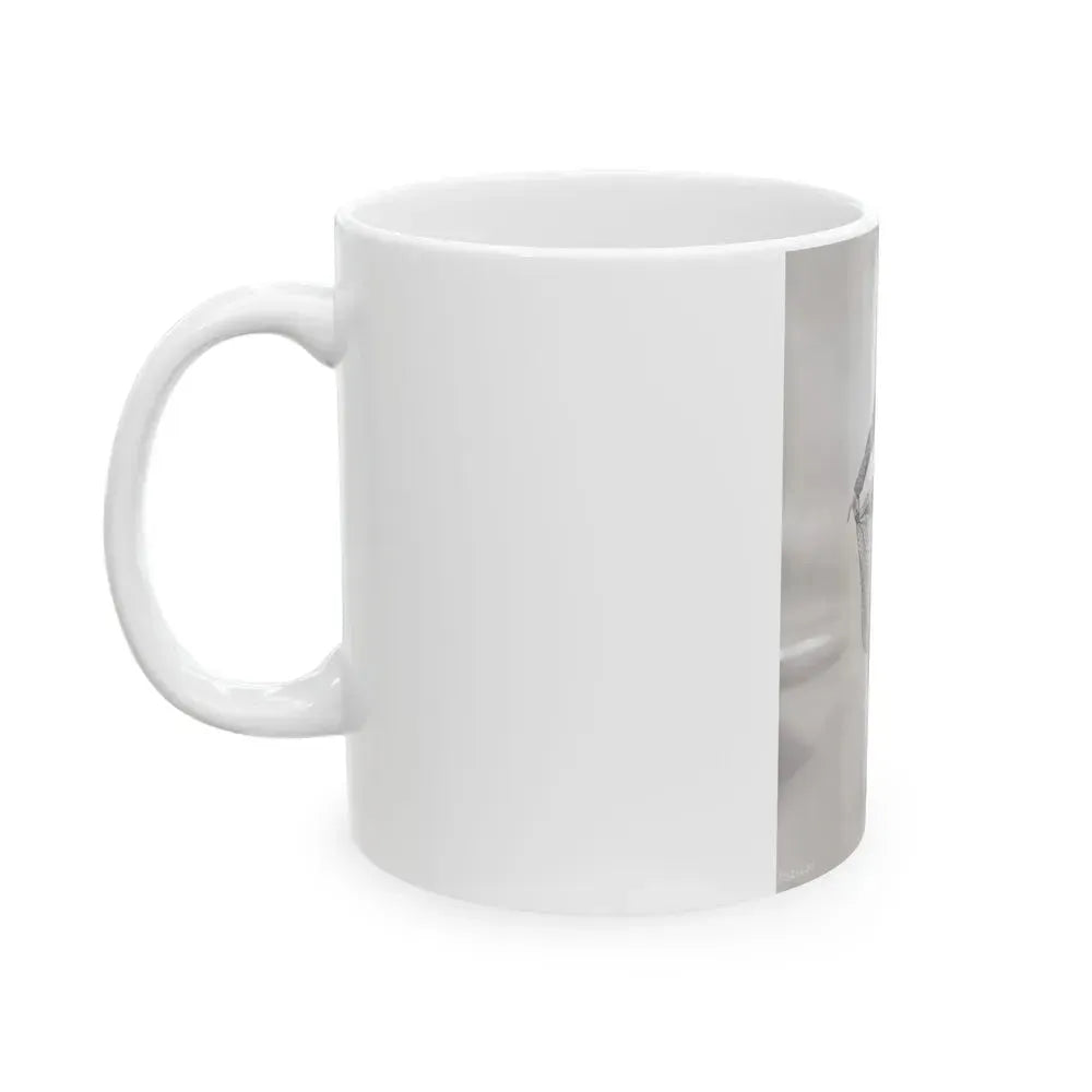 Barbara Nichols #355 (Vintage Female Icon) White Coffee Mug - Go Mug Yourself