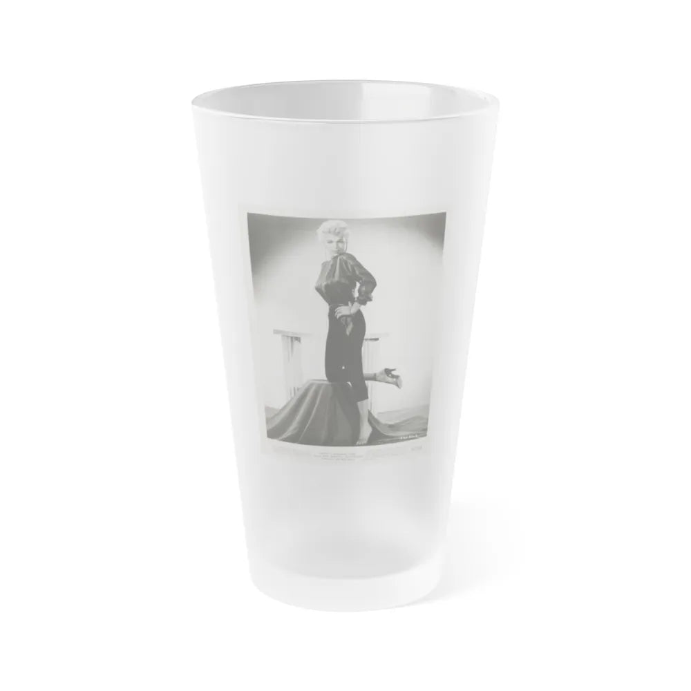 Barbara Nichols #362 (Vintage Female Icon) Frosted Pint Glass 16oz-16oz-Frosted-Go Mug Yourself