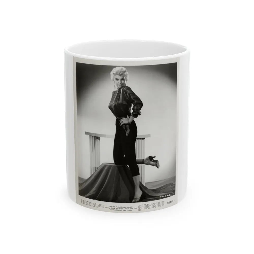 Barbara Nichols #362 (Vintage Female Icon) White Coffee Mug-11oz-Go Mug Yourself