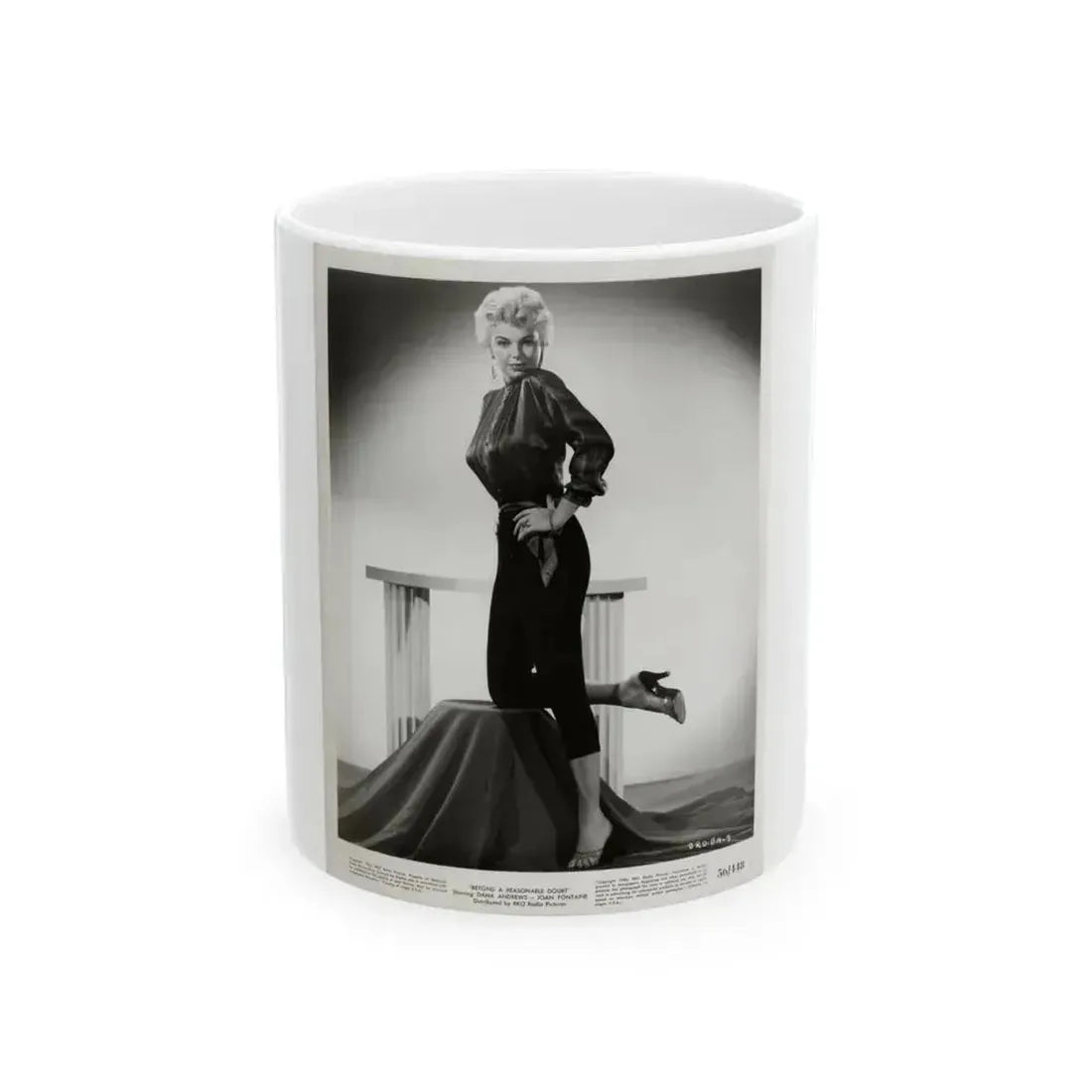 Barbara Nichols #362 (Vintage Female Icon) White Coffee Mug 11oz - Go Mug Yourself