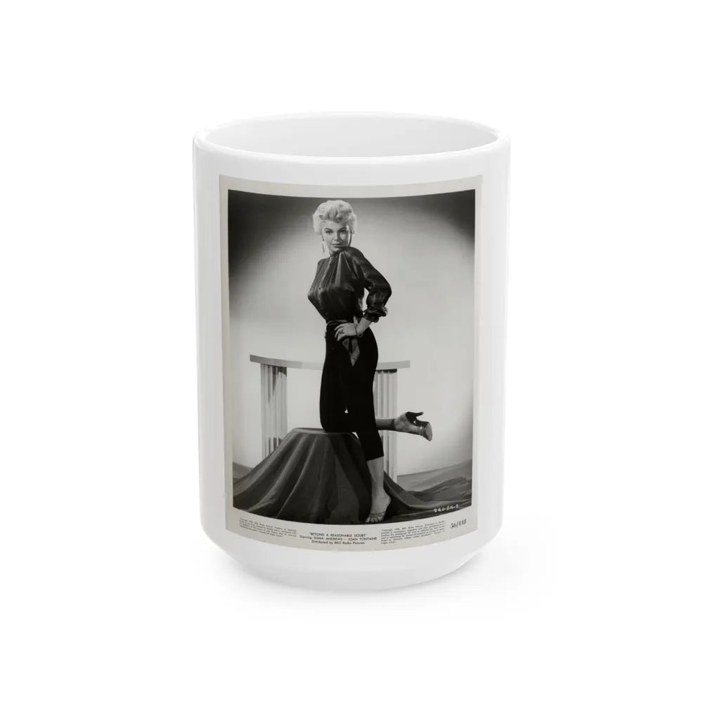 Barbara Nichols #362 (Vintage Female Icon) White Coffee Mug-15oz-Go Mug Yourself