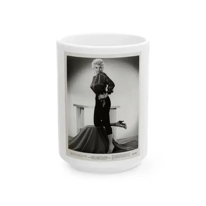 Barbara Nichols #362 (Vintage Female Icon) White Coffee Mug 15oz - Go Mug Yourself