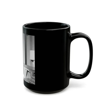 Barbara Nichols #364 (Vintage Female Icon) Black Coffee Mug - Go Mug Yourself