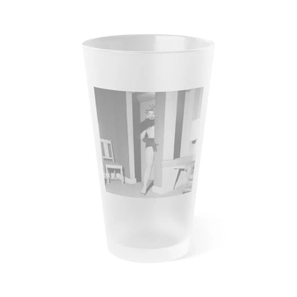 Barbara Nichols #364 (Vintage Female Icon) Frosted Pint Glass 16oz-16oz-Frosted-Go Mug Yourself