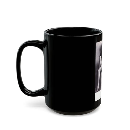 Barbara Nichols #367 (Vintage Female Icon) Black Coffee Mug-Go Mug Yourself