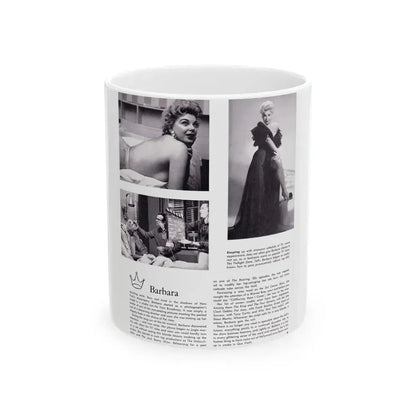 Barbara Nichols #368 (Vintage Female Icon) White Coffee Mug 11oz - Go Mug Yourself