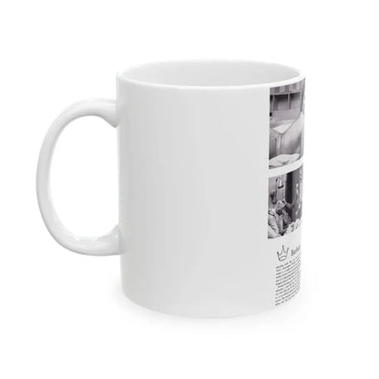 Barbara Nichols #368 (Vintage Female Icon) White Coffee Mug - Go Mug Yourself