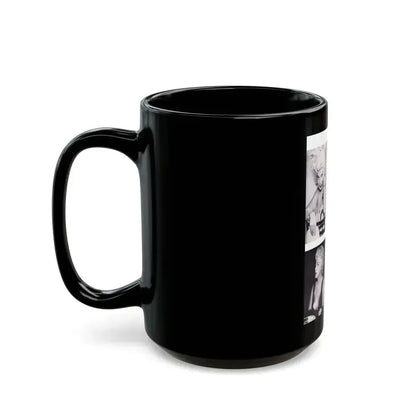 Barbara Nichols #369 (Vintage Female Icon) Black Coffee Mug - Go Mug Yourself