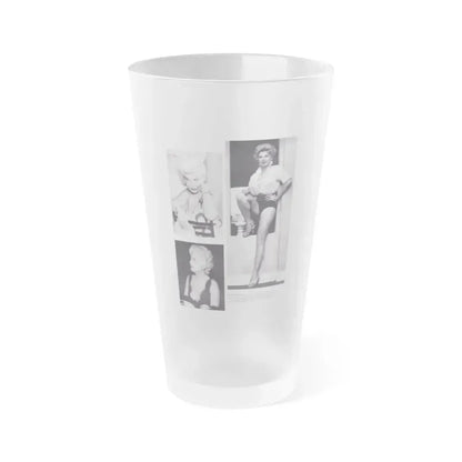 Barbara Nichols #369 (Vintage Female Icon) Frosted Pint Glass 16oz 16oz Frosted - Go Mug Yourself