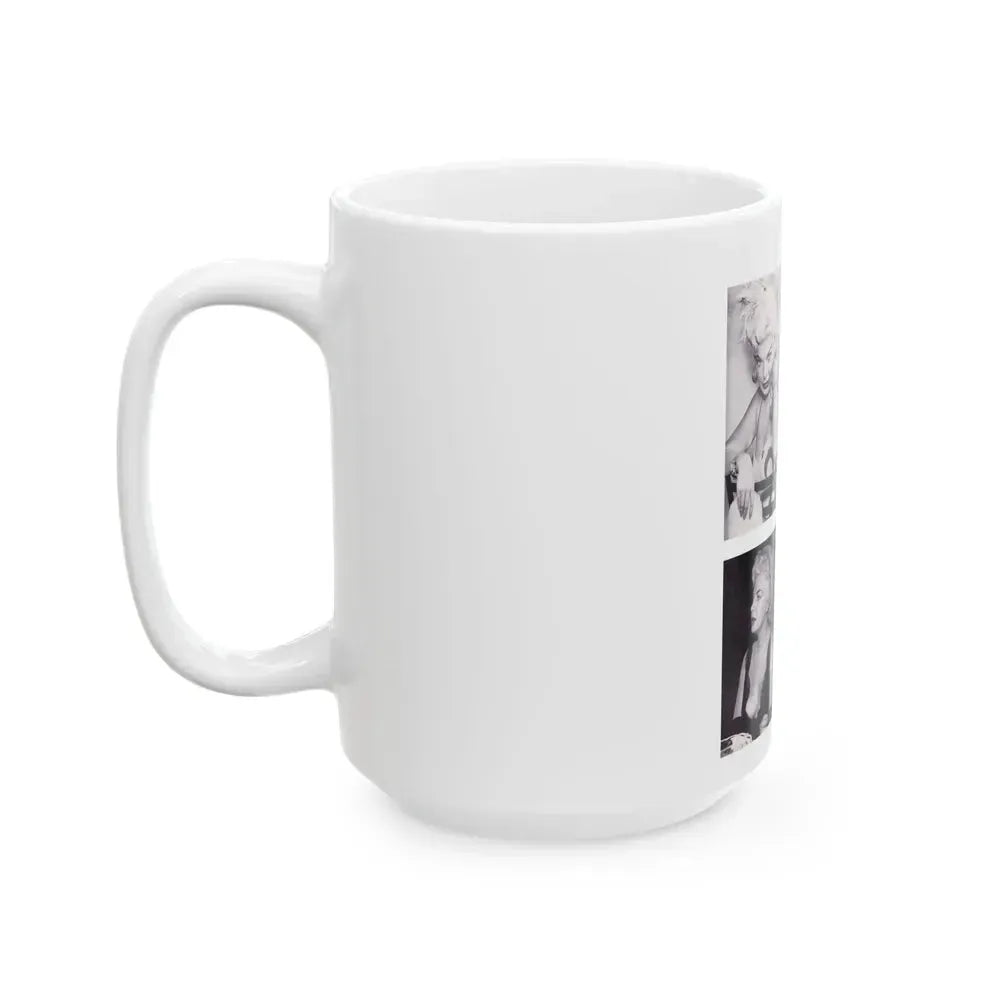 Barbara Nichols #369 (Vintage Female Icon) White Coffee Mug - Go Mug Yourself