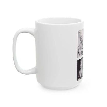 Barbara Nichols #369 (Vintage Female Icon) White Coffee Mug - Go Mug Yourself