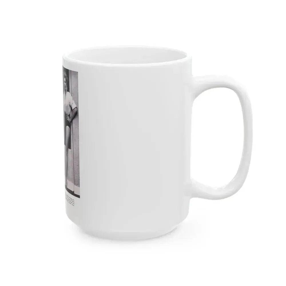 Barbara Nichols #369 (Vintage Female Icon) White Coffee Mug - Go Mug Yourself